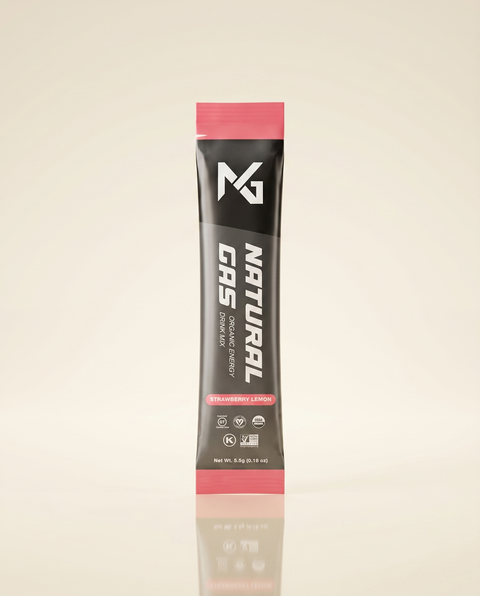 Natural Gas Strawberry Lemon organic electrolyte stick pack
