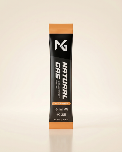 Natural Gas Peach Mango organic electrolyte stick pack